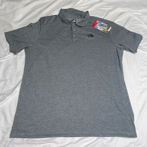New - The North Face - FlashDry Polo - Gray - Mens XL NWT